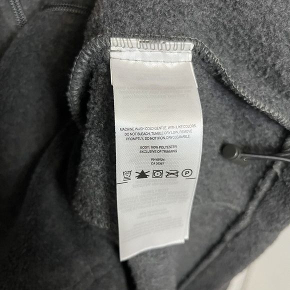 Columbia Gray Full Zipper Fleece Jacket Mens Med Pockets Stand Up Collar Outdoor - Picture 5 of 7